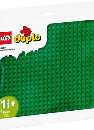 Конструктор LEGO DUPLO Classic Зеленая пластина для строительс...