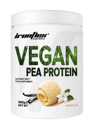 Протеїн IronFlex Vegan Pea Protein, 500 грам Ваніль