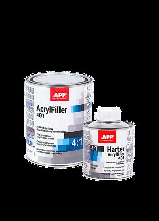 Двухкомпонентный акриловый грунт наполняющий APP AcrylFiller 4...