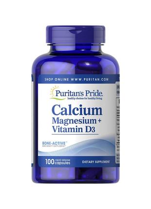 Calcium + Magnesium + Vitamin D3 - 100 caps