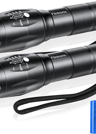 Светодиодные фонарики Flintronic 2000 лм комплект, тактические...