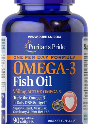 One Per Day Omega-3 Fish Oil 1400 mg 90 softgels