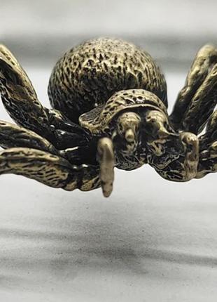 Фігурка статуетка сувенір метал латунь латунна павук 4 см на 5...