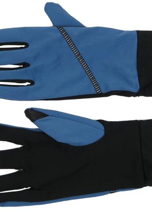 Женские перчатки для бега, занятия спортом Crivit голубые