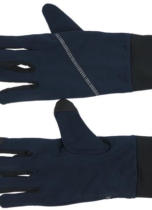 Женские перчатки для бега, занятия спортом Crivit темно-синие