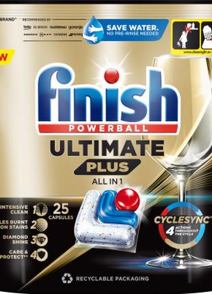 Таблетки для посудомоечных машин Finish Ultimate Plus All in 1...