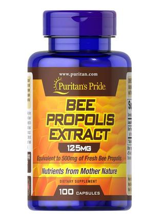 Бджола прополіс, Bee Propolis, Puritan's Pride, 500 мг, 100 ка...