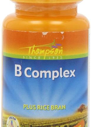 B Complex, Plus Rice Bran, 60 Tablets