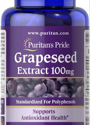 Экстракт виноградных косточек Puritan's Pride (Grapeseed Extra...