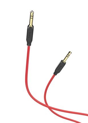 Аудiокабель HOCO UPA11 AUX audio cable Red