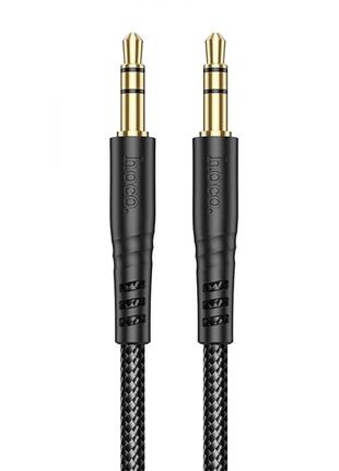 Аудiокабель HOCO UPA24 Smooth AUX audio cable Black