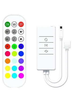 LED-контролер RGB Wi-Fi IR Tuya 12 А DC5-24V — 24 кнопки+3 кнопки