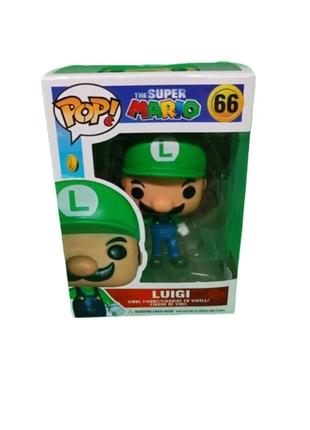 Супер Марио фигурка Pop Луиджи Super Mario Luigi детская игров...