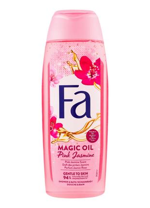 Гель для душу та ванної Fa Magic Oil з ароматом рожевого жасми...