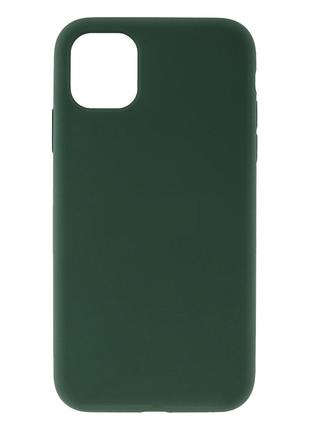 Чехол Silicone Case AA Apple iPhone 11 Atrovirens