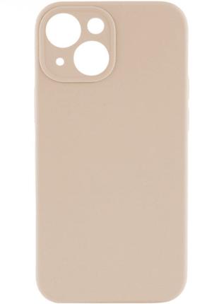 Чехол с защитой камеры Silicone Case Full Apple iPhone 15 Pink...