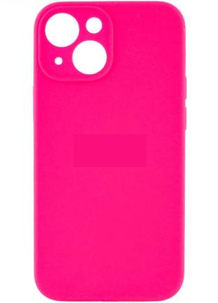 Чехол с защитой камеры Silicone Case Full Apple iPhone 15 Plus...