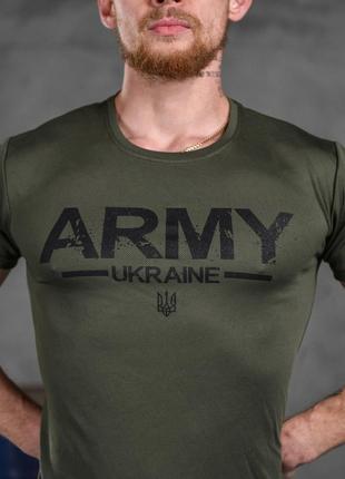 Футболка олива CoolMax UKRAINE ARMY