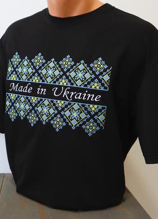 Футболка вышиванка Made in Ukraine 2, футболка вышивка, футбол...