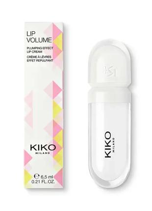Блиск-крем для губ з ефектом збільшення об'єму губ від Kiko Mi...