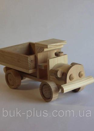 Деревянная игрушка машинка "Амошка" Код/Артикул 3