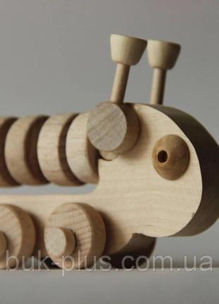 Дерев'яна іграшка, рахує "Багатоніжка" Код/Артикул 3
