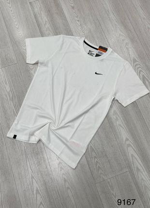 Футболка мужская Nike белая высокое качество