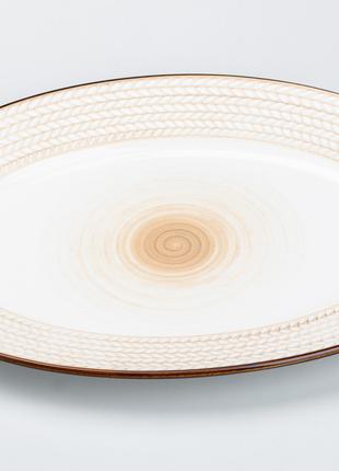 Тарелка плоская круглая керамическая 13 см тарелка обеденная