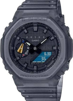 Годинник Casio GA-2100FT-8A G-Shock. Сірий