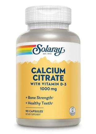 Calcium w/ D3 Citrate 1000mg - 90 caps