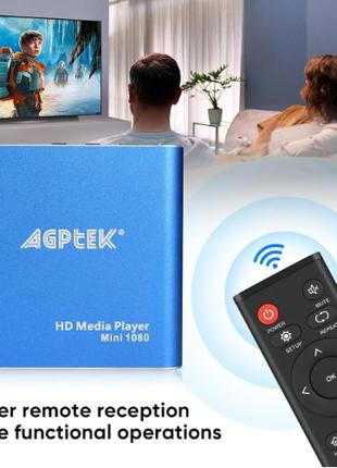 Сток Цифровой медиаплеер AGPtek Mini 1080p Full-HD Ultra HDMI ...