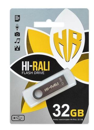 Флеш память Hi-Rali Shuttle USB 2.0 32GB Black