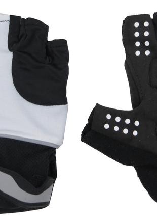 Перчатки женские для занятия спортом, велоперчатки Crivit белые