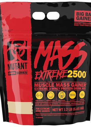 Гейнер Mutant Mass Extreme 2500, 5.45 кг Ваніль