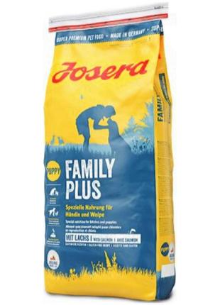 Сухий корм для собак Josera Family Plus 15 кг (4032254743392)