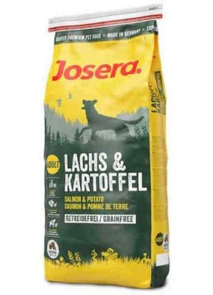 Сухий корм для дорослих собак Josera Lachs & Kartoffel 12.5 кг...