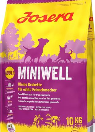 Сухий корм для дорослих собак малих порід Josera Miniwell 10 к...
