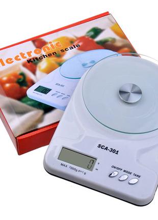 Весы кухонные для пищевых продуктов 7кг (1г) SCA-301