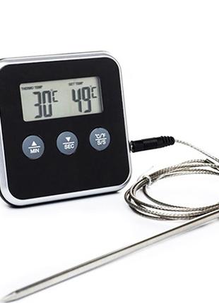 Термометр кухонный TP-600 с выносным щупом цифровой для контро...