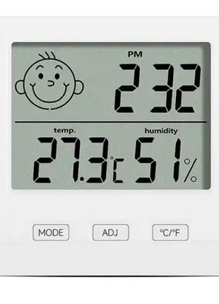 Комнатный электронный термометр с гигрометром ермометр с гигро...