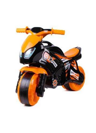 Каталка "Мотоцикл ТехноК" черно-оранжевый [tsi238253-ТSІ]
