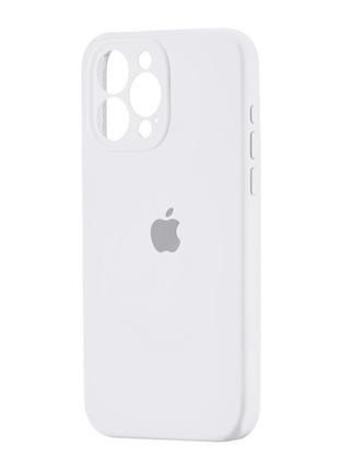 Чехол Silicone Case Square iPhone 15 Pro Max White (8)