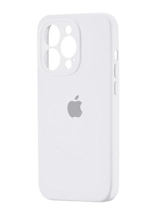 Чохол Silicone Case Square iPhone 15 Pro White (8)