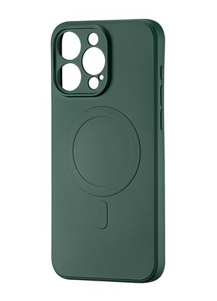 Чехол TPU with MagSafe iPhone 15 Pro Max Dark Green