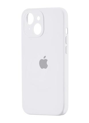 Чехол Silicone Case Square iPhone 15 White (8)