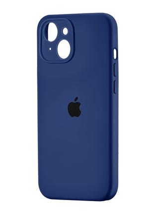 Чехол Silicone Case Square iPhone 14 Wave Blue (39)