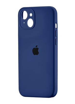 Чехол Silicone Case Square iPhone 13 Wave Blue (39)