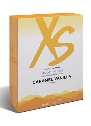 XS™ Протеиновый батончик, карамельно-ванильный вкус протеїнови...