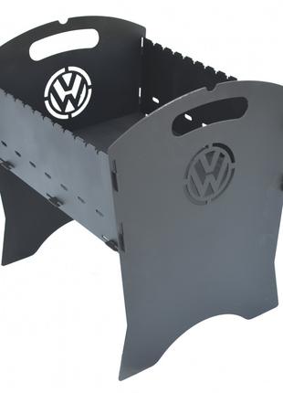 Разборной мангал Volkswagen (3мм ) с сумкой 35*40*45 см