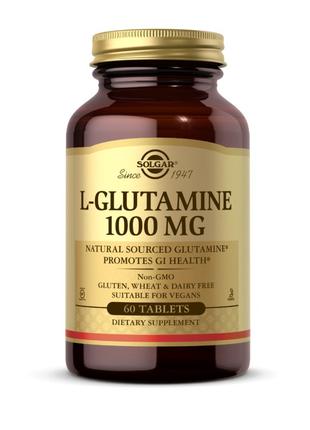 Аминокислота Solgar L-Glutamine 1000 mg, 60 таблеток